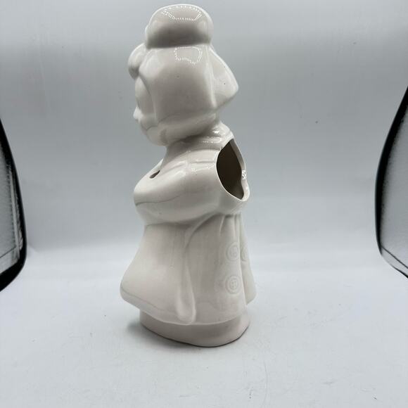 Vintage 1980s Orchids Of Hawaii Geisha Tiki Mug Flower Vase - 10" Tall - Picture 4 of 12